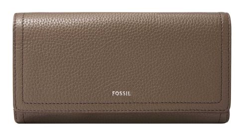 FOSSIL Logan Flap Clutch Smoke