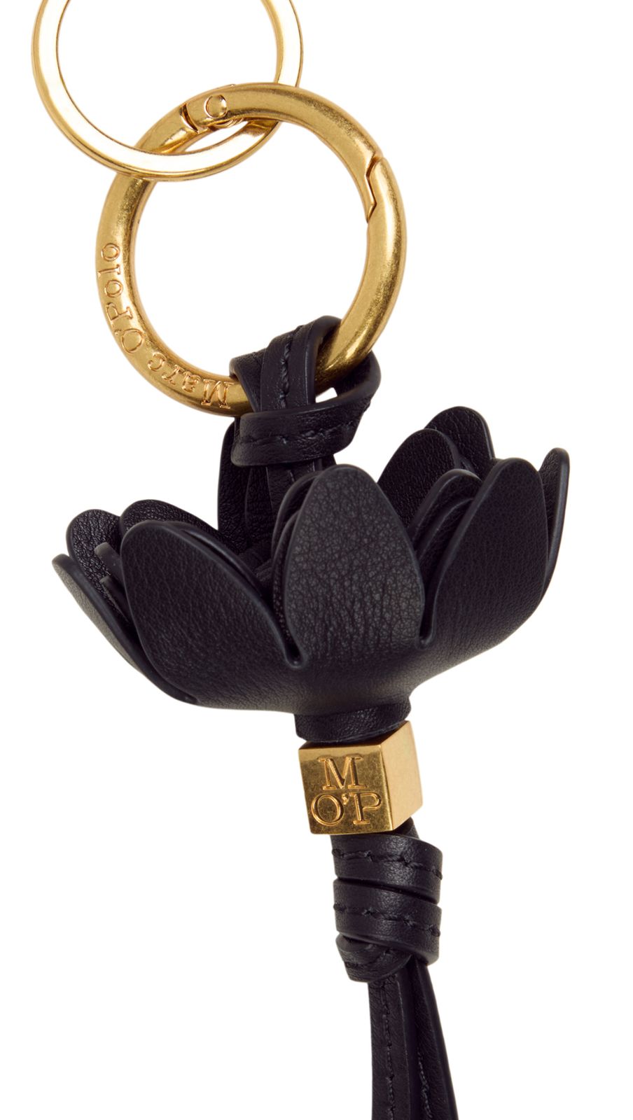 Marc O'Polo Kaya Leather Keyring Black Marc O'Polo Kaya Leather Keyring Black