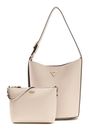 GUESS Meridian II Bucket Bag Ivory