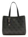 GUESS Meridian II Girlfriend Tote Bag Coal Logo