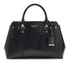 GUESS Leona Multi Compartment Satchel M Black