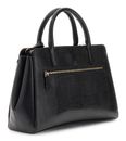 GUESS Leona Multi Compartment Satchel M Black