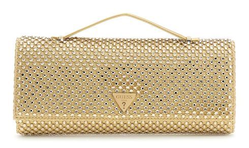 GUESS Tasmin Mini Top Handle Clutch Gold