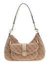 GUESS Jessa Shoulder Bag Latte Logo