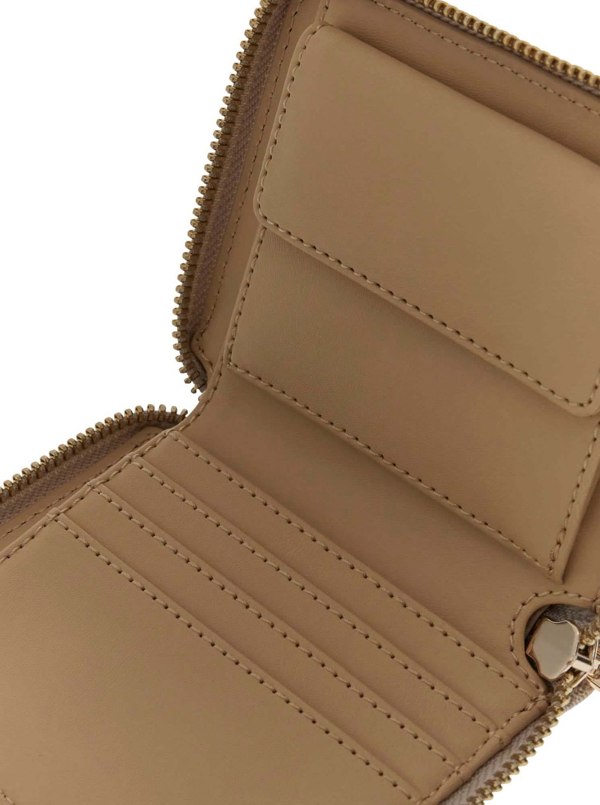 GUESS Laurel II SLG Small Zip Around Wallet Bone Logo GUESS Laurel II SLG Small Zip Around Wallet Bone Logo