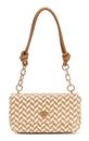 GUESS Tessi Flap Shoulder Bag Cognac Multi
