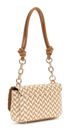GUESS Tessi Flap Shoulder Bag Cognac Multi