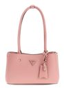 GUESS Meridian II Shoulder Satchel Bag Coral Pink