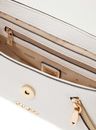 GUESS Jessa Flap Crossbody Bag White