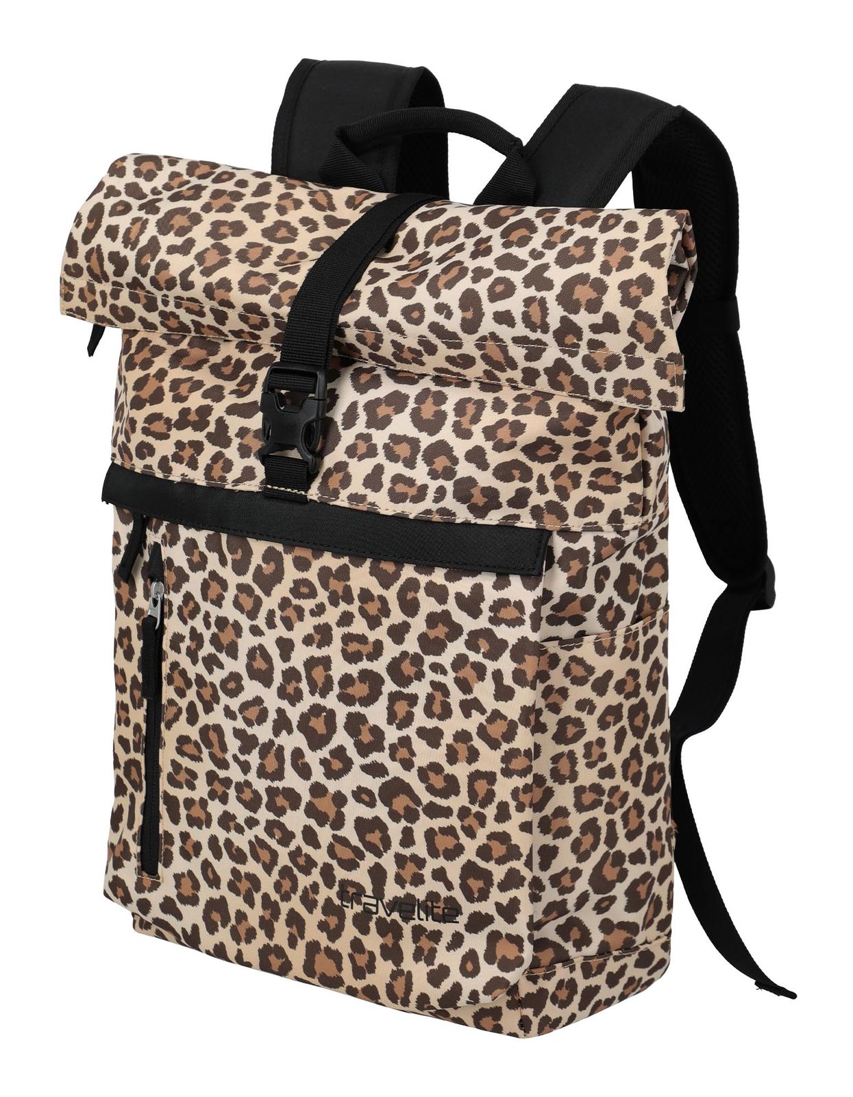 travelite Basic Rollup Backpack Leopard travelite Basic Rollup Backpack Leopard