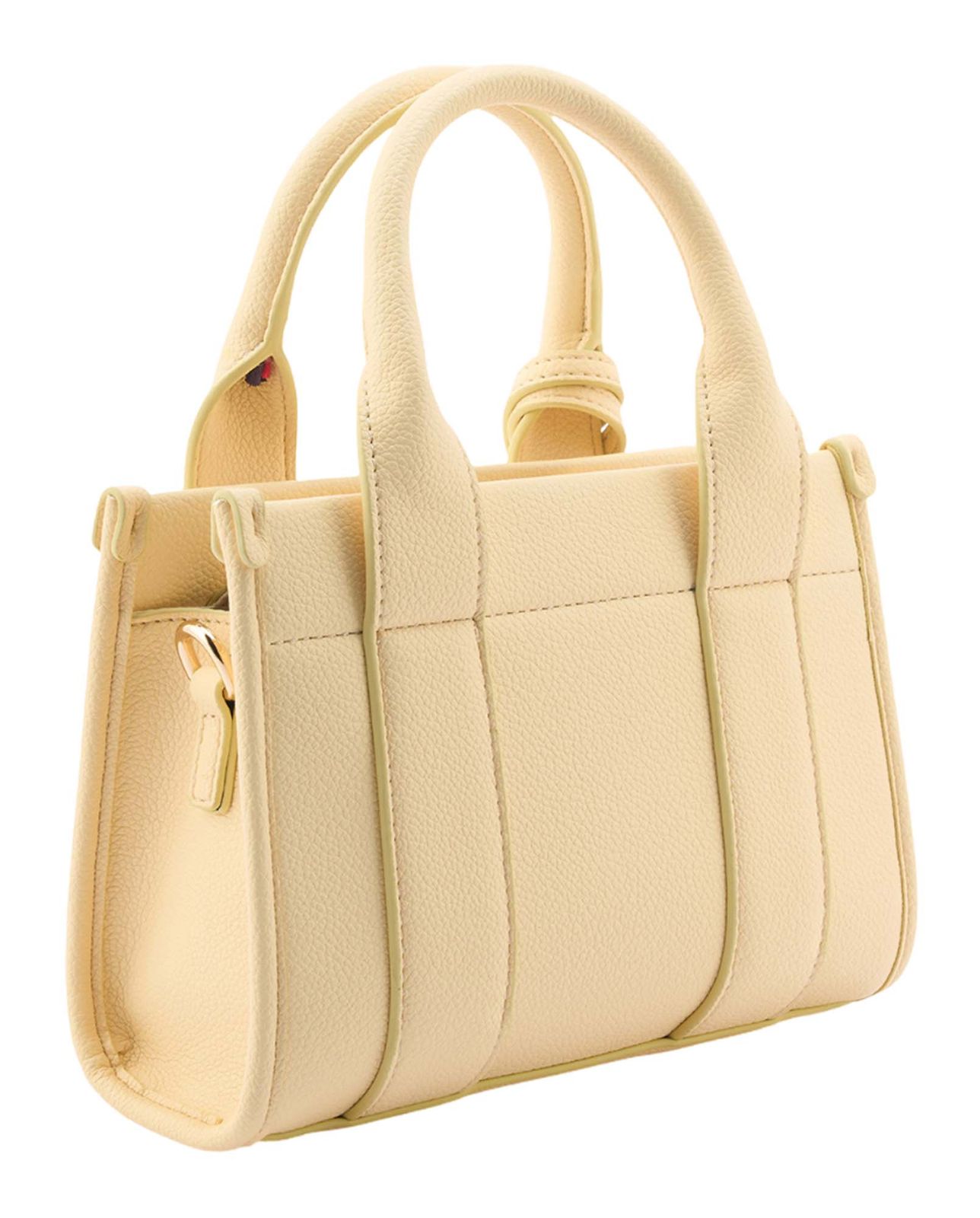 SEIDENFELT MANUFAKTUR Meloy Mini Tote Butter - Yellow SEIDENFELT MANUFAKTUR Meloy Mini Tote Butter - Yellow