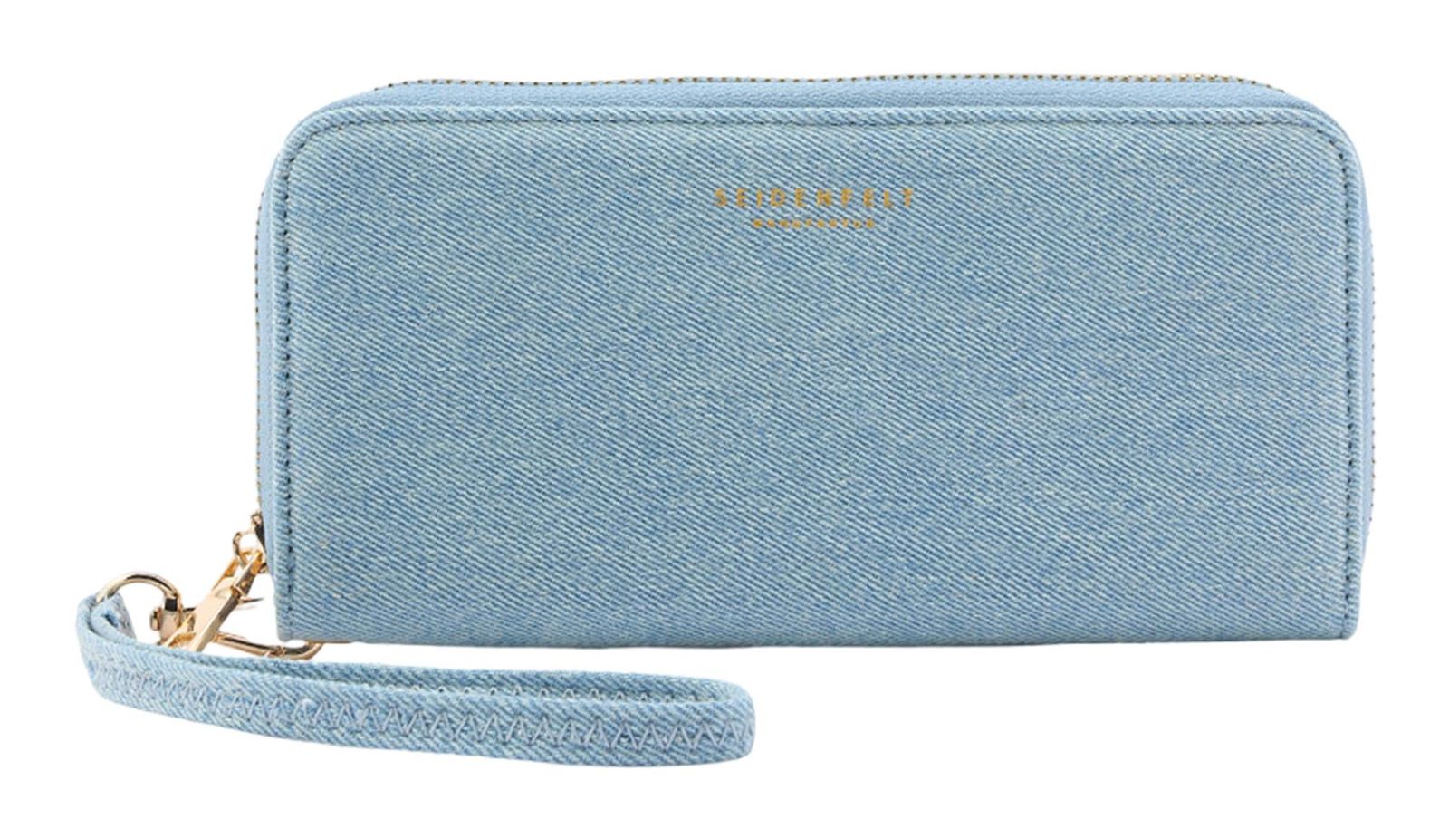 SEIDENFELT MANUFAKTUR Smilla Wallet Denim in Blue