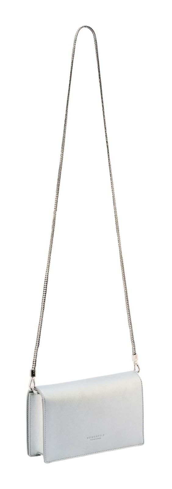 SEIDENFELT MANUFAKTUR Jokela Clutch Silver SEIDENFELT MANUFAKTUR Jokela Clutch Silver