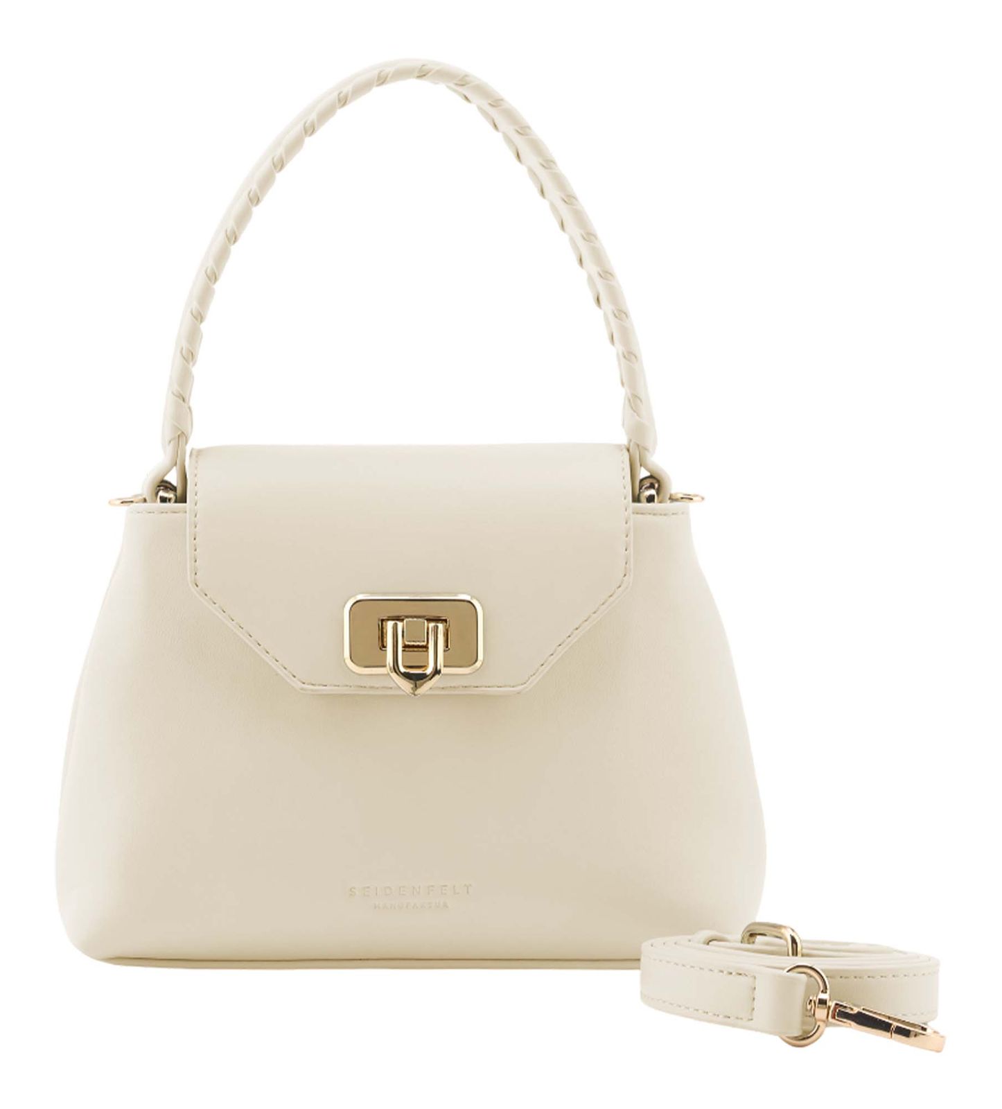 SEIDENFELT MANUFAKTUR Lilla Edet Top Handle Bag Milk White