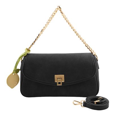 SEIDENFELT MANUFAKTUR Nibe Crossbody Bag Black