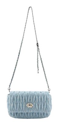 SEIDENFELT MANUFAKTUR Floro Shoulder Bag Sea Blue