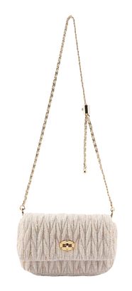 SEIDENFELT MANUFAKTUR Floro Shoulder Bag Happy Beige