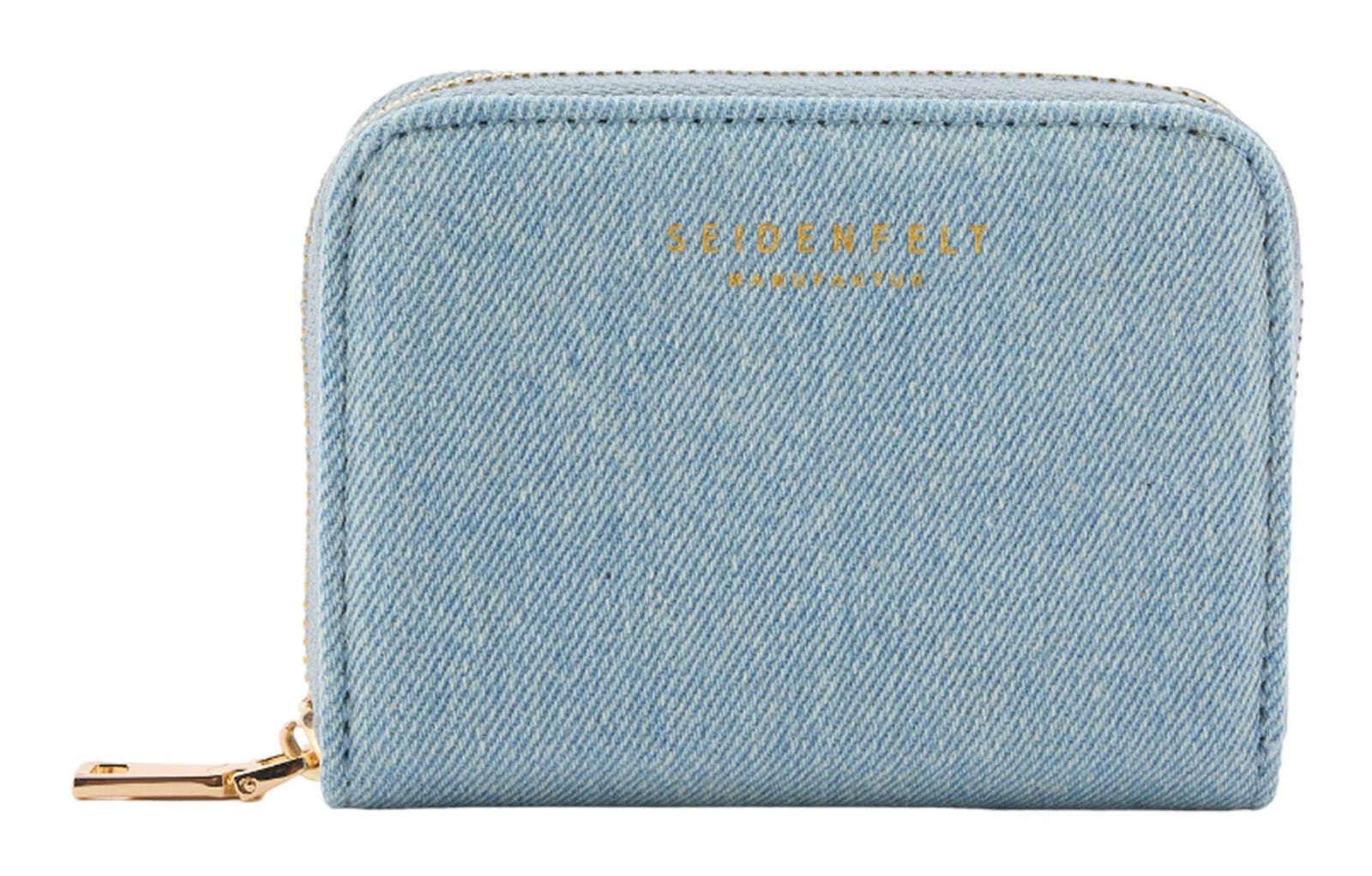 SEIDENFELT MANUFAKTUR Ylva Wallet Denim in Blue