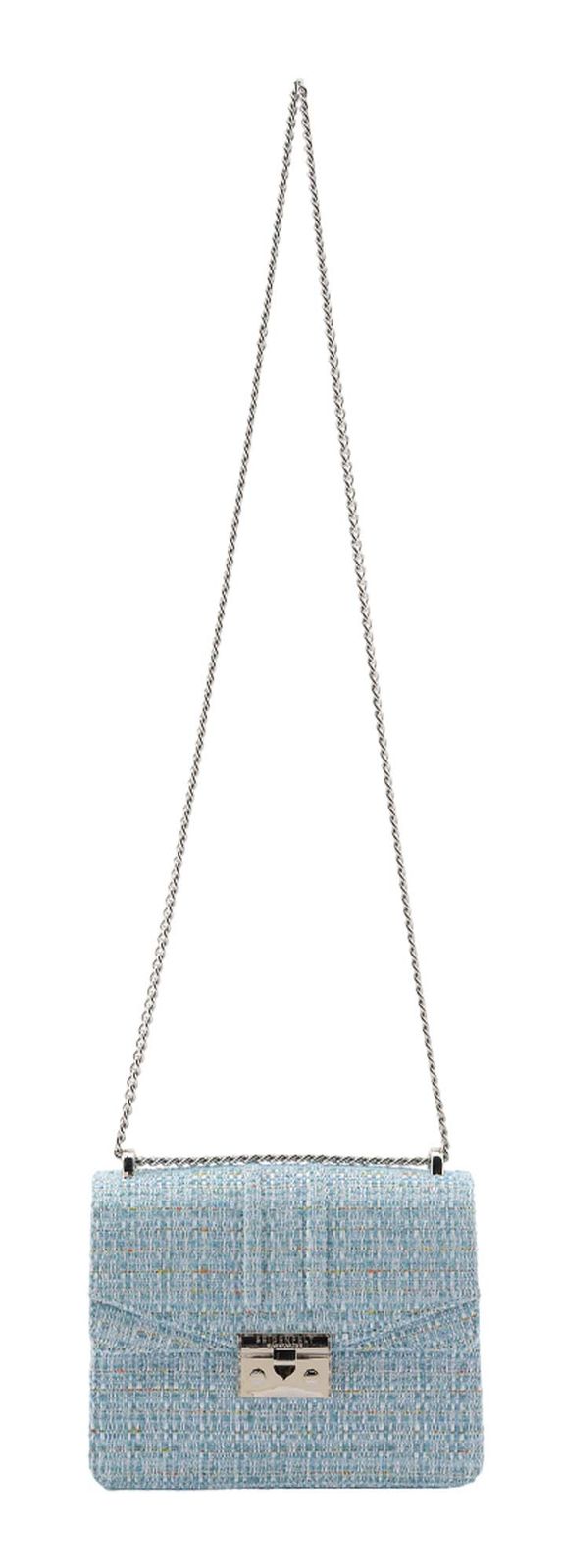 SEIDENFELT MANUFAKTUR Roros Bag Sea Blue Tweed