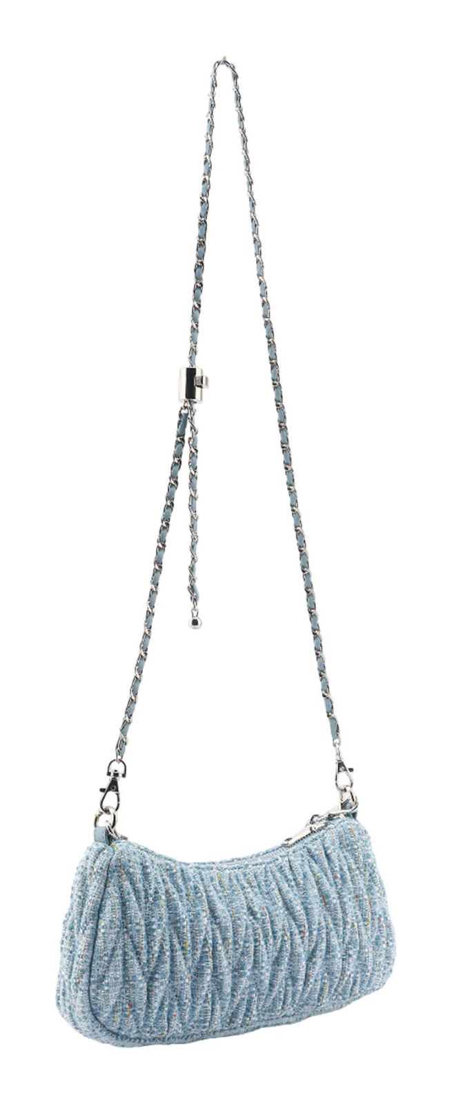 SEIDENFELT MANUFAKTUR Floro Crossbody Bag Sea Blue SEIDENFELT MANUFAKTUR Floro Crossbody Bag Sea Blue