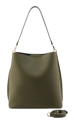SEIDENFELT MANUFAKTUR Meloy Hobo Bag Olive