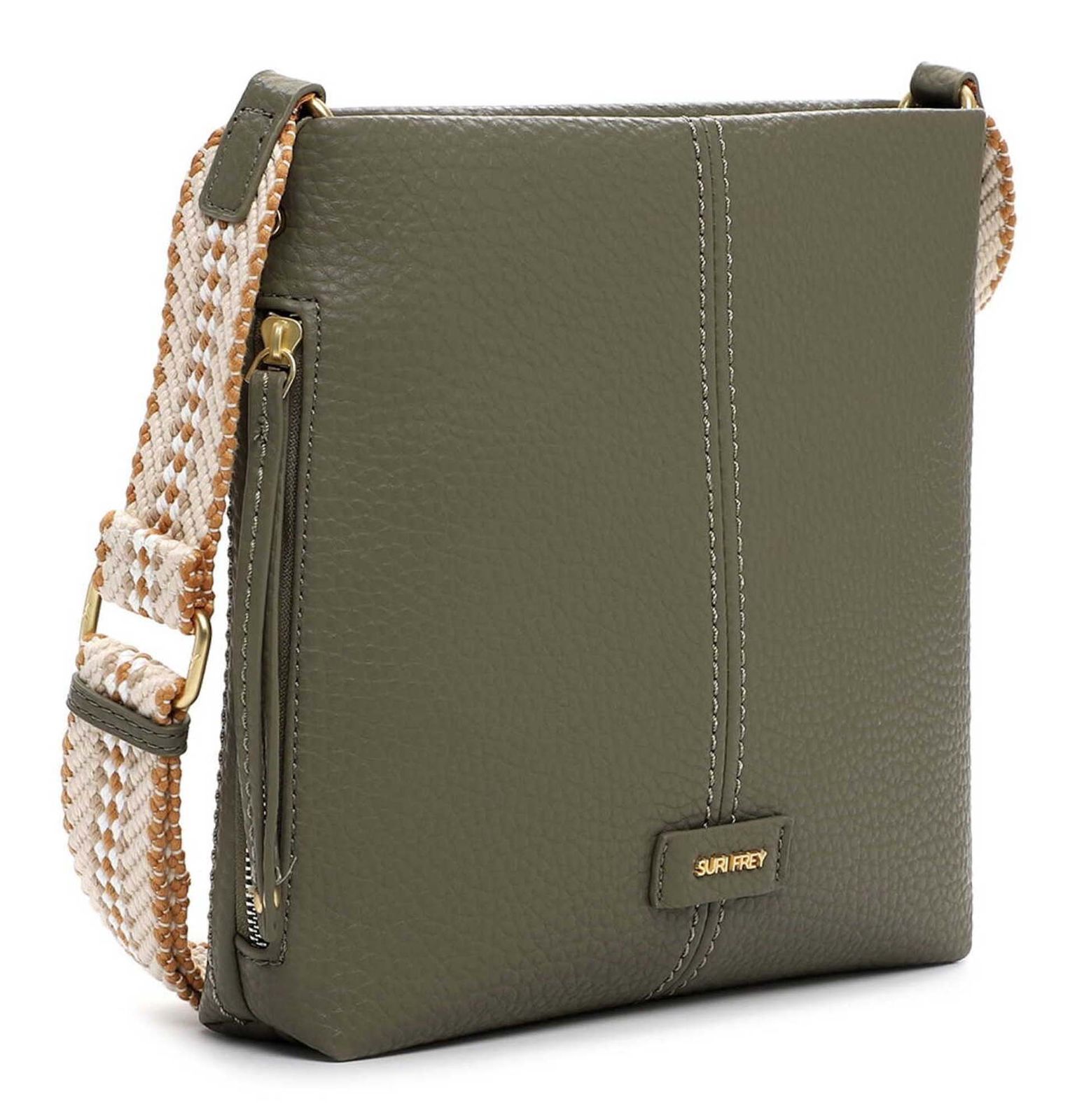 SURI FREY Gray SC Crossbody Bag Khaki SURI FREY Gray SC Crossbody Bag Khaki