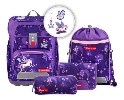 Step by Step Cloud Schulranzen-Set 5-teilig Pegasus Liv