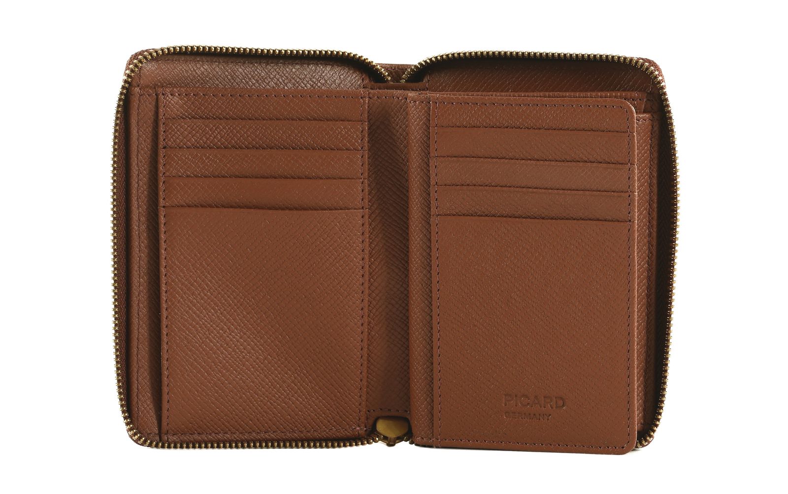 PICARD Chic Way 1 Zip Around Wallet Cognac PICARD Chic Way 1 Zip Around Wallet Cognac