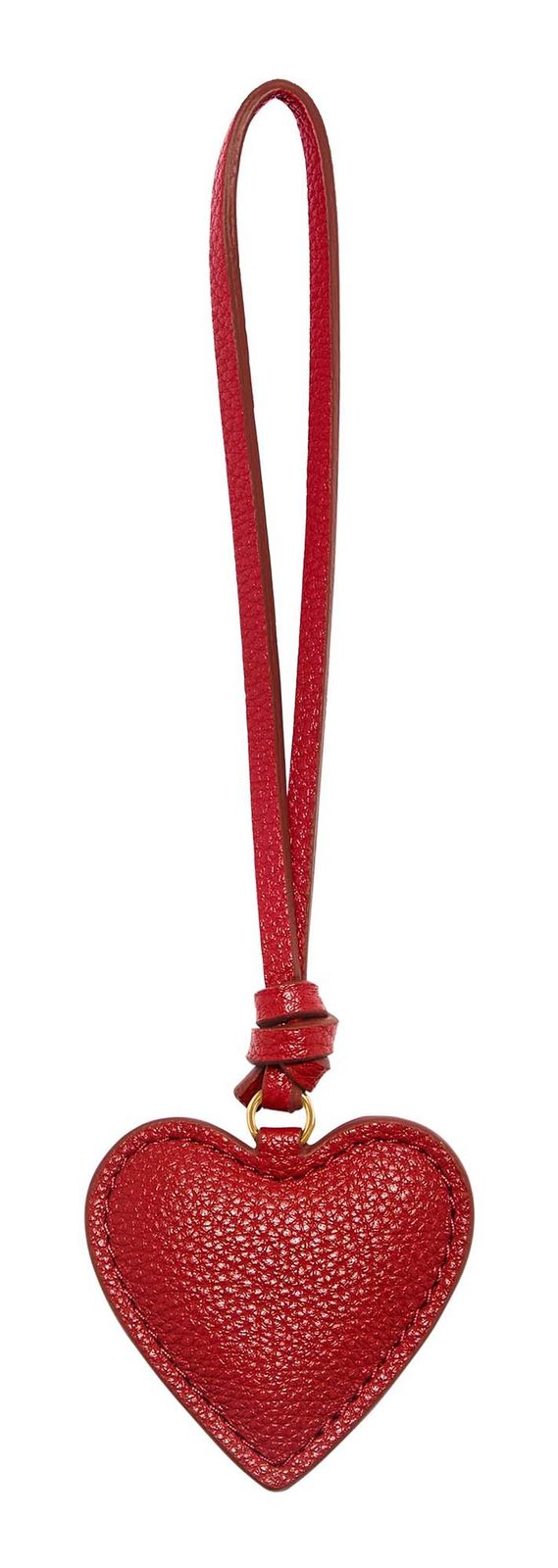 FOSSIL Gift Heart Bag Charm Garnet