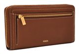 FOSSIL Logan RFID Zip Around Clutch Neutral Multi