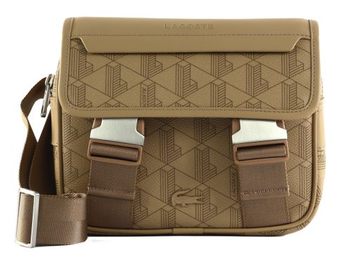 LACOSTE The Blend Messenger Bag Mono Viennois Otter