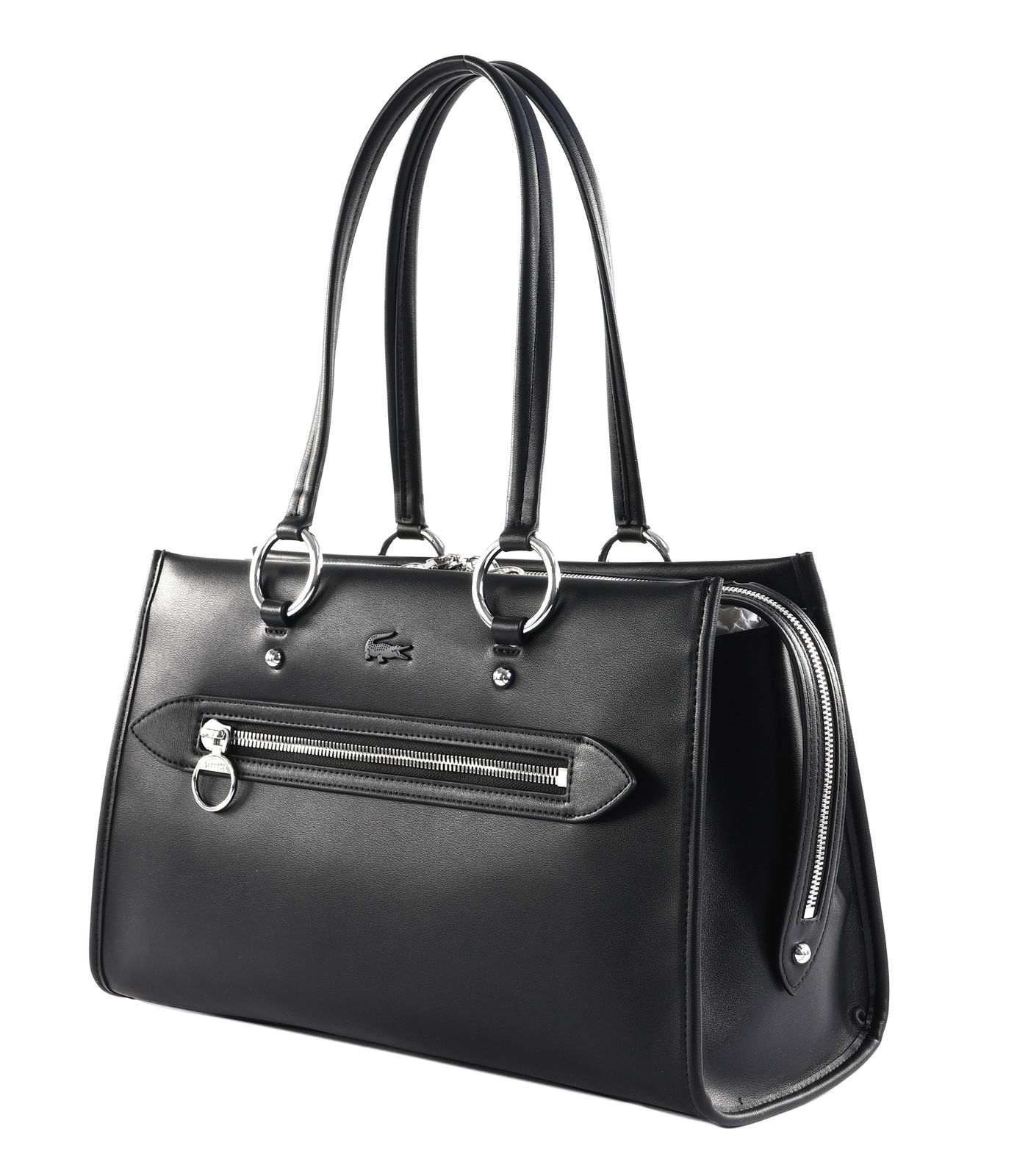 LACOSTE Celys Top Handle Bag M Noir LACOSTE Celys Top Handle Bag M Noir