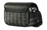 LACOSTE The Blend Messenger Bag XS Monogram Noir Gris LACOSTE The Blend Messenger Bag XS Monogram Noir Gris