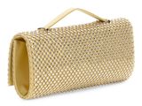 GUESS Tasmin Mini Top Handle Clutch Gold