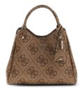 GUESS Meridian II Girlfriend Carryall Bag S Latte Logo