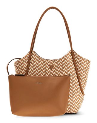 GUESS Tessi 2 in 1 Tote Cognac Multi