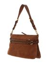 PINKO Belt Bag Classic Suede Brown - Lion - Antique Gold
