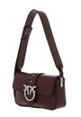 PINKO Love One Mini Slouchy FL S Burgundy Wine - Old Silver