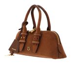 PINKO Bowling Bag Horizontal Suede + Brown - Lion - Antique Gold