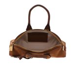 PINKO Bowling Bag Horizontal Suede + Brown - Lion - Antique Gold