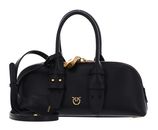 PINKO Bowling Bag Horizontal Vitello Black - Antique Gold