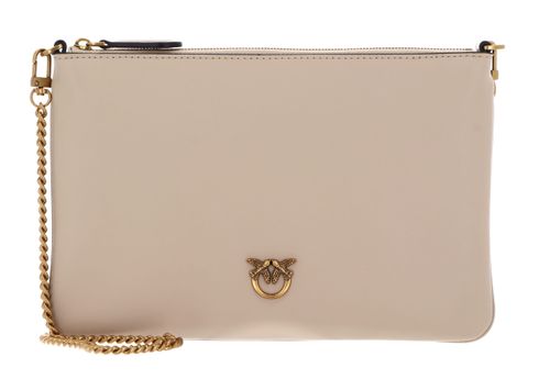 PINKO Flat Classic Beige - Smoke Grey - Antique Gold
