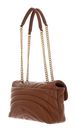 PINKO Love Puff Classic CL Sheep Nappa Quilt M Brown - Lion - Antique Gold