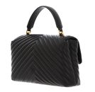 PINKO Love Lady Puff Mini CL Sheep Nappa Chevron S Verde Fango