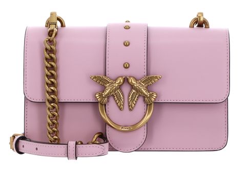 PINKO Love One Mini ST. CL. S Light Pink + Antique Gold