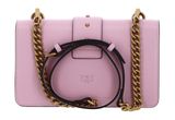 PINKO Love One Mini ST. CL. S Light Pink + Antique Gold