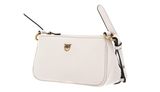 PINKO Half Moon Horizontal Mini Vite White + White + Antique Gold