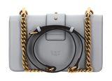 PINKO Love One Mini ST. CL. S Pearl Grey - Antique Gold