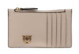 PINKO Airone Cardholder Beige - Smoke Grey - Antique Gold