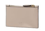 PINKO Airone Cardholder Beige - Smoke Grey - Antique Gold